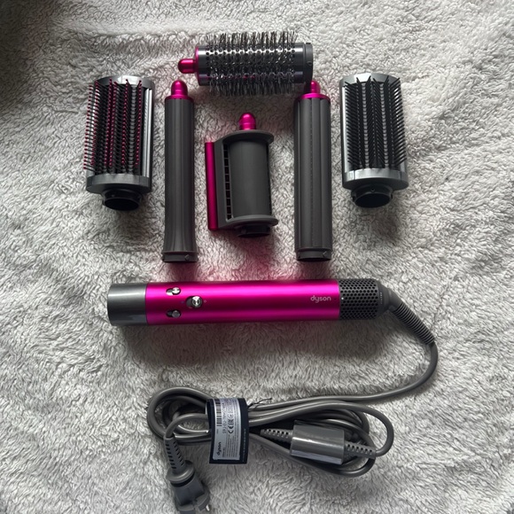 Dyson Hair Styling Set in Fuchsia and Dark Gray,All Products : American Fashion Style Bags On Sale
